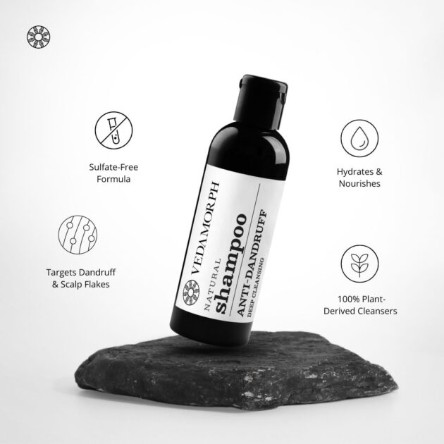 Vedamorph Herbal-Shield Anti-Dandruff Shampoo - Image 3