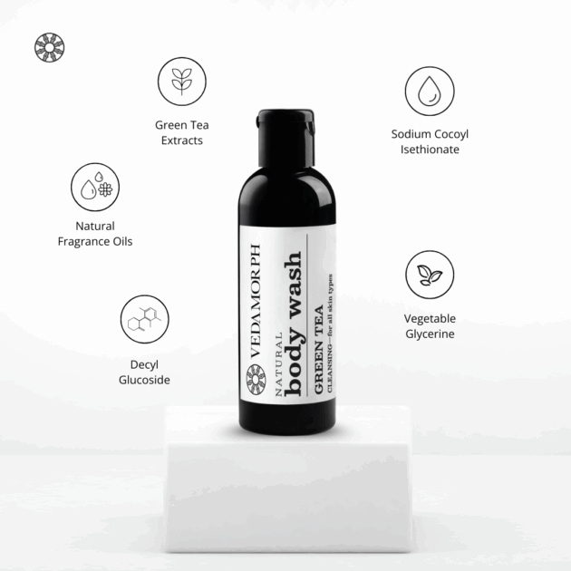 Vedamorph Detoxifying Green Tea Body Wash - Image 3
