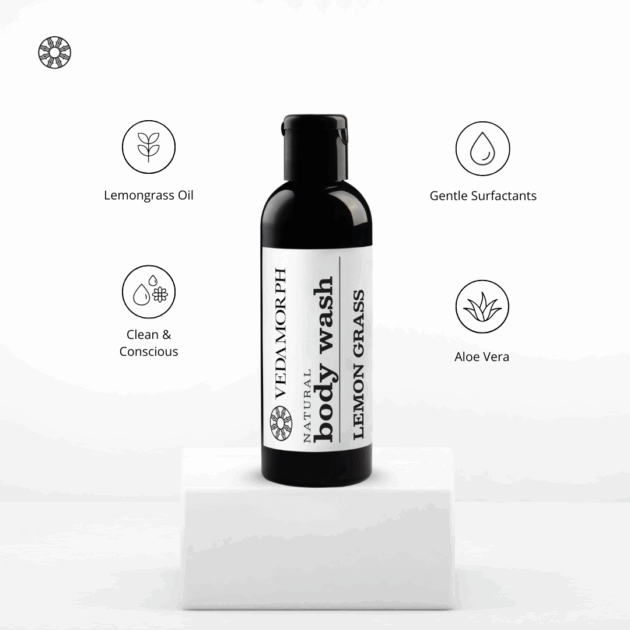 Vedamorph Rejuvenating Lemon Grass Bodywash - Image 4
