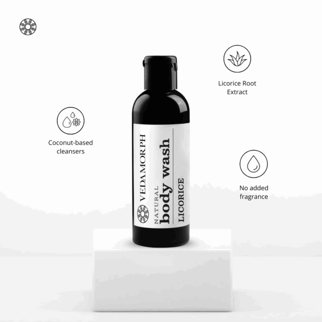 Vedamorph LumiDew Licorice Bodywash - Image 3